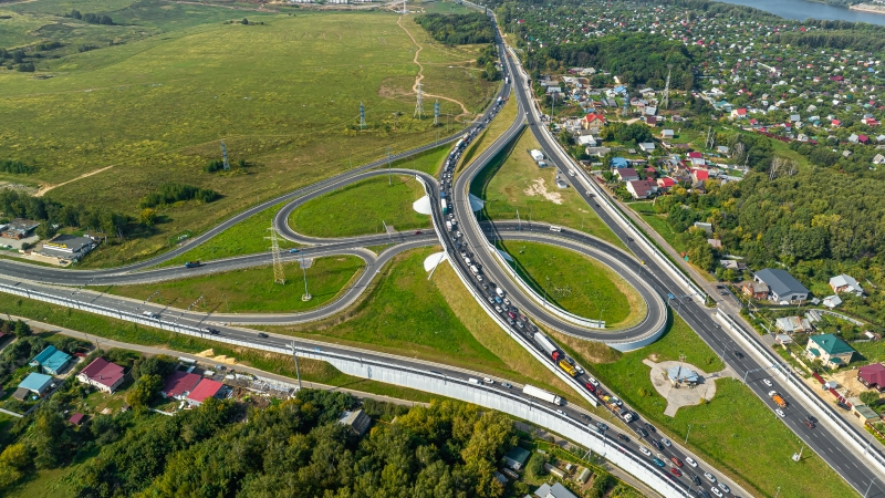 Транспортная развязка в Ольгино