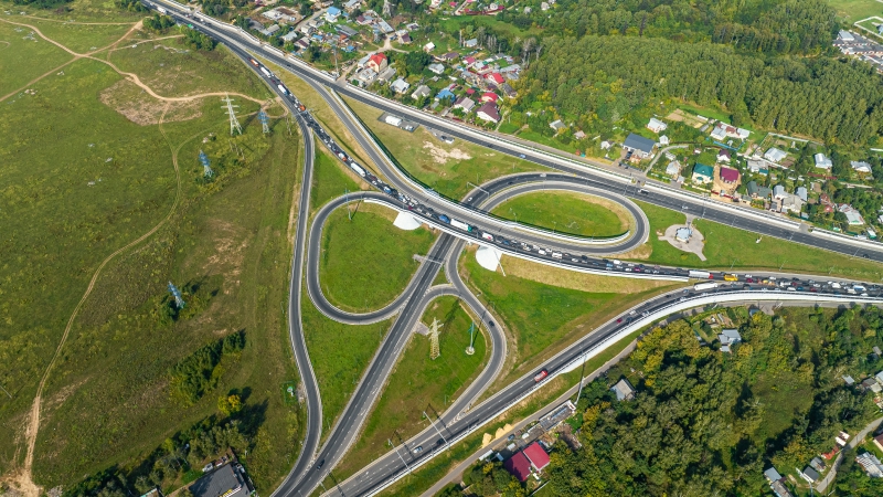 Транспортная развязка в Ольгино