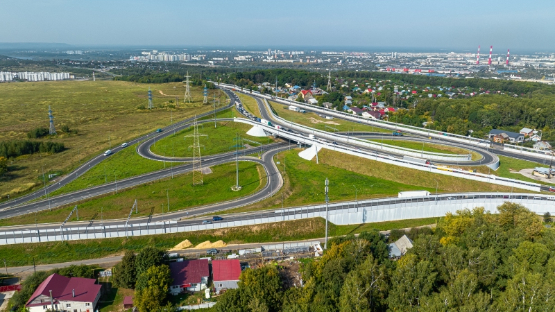 Транспортная развязка в Ольгино
