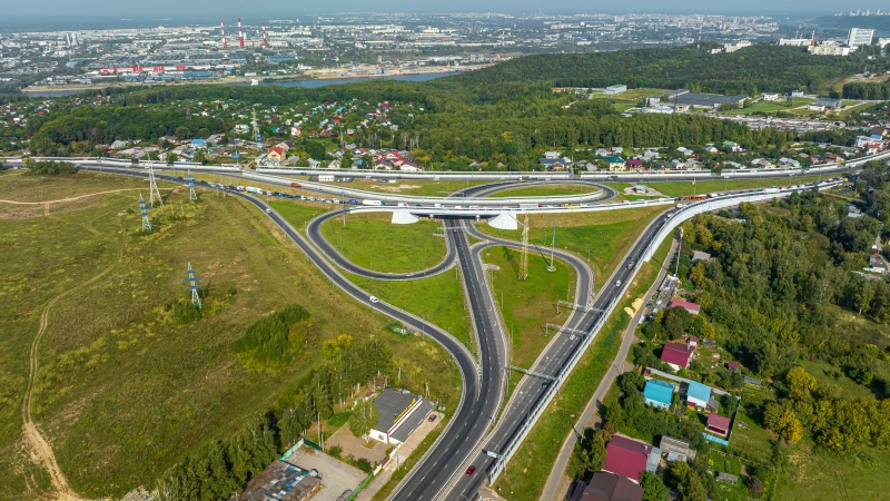 Транспортная развязка в Ольгино