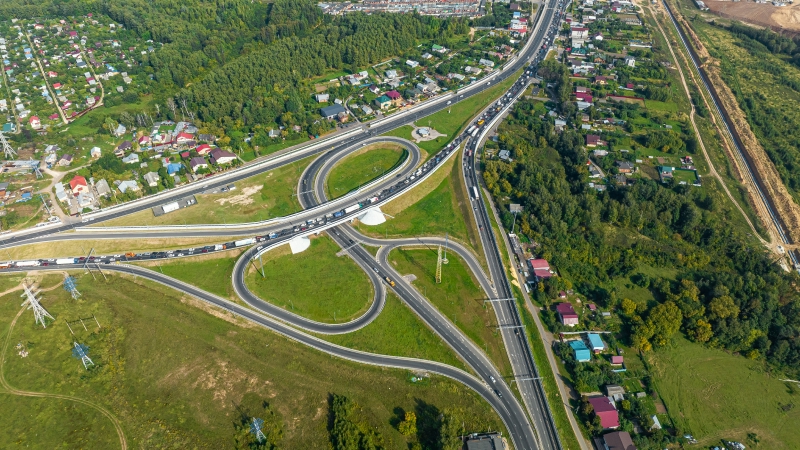Транспортная развязка в Ольгино