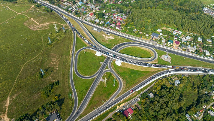Транспортная развязка в Ольгино