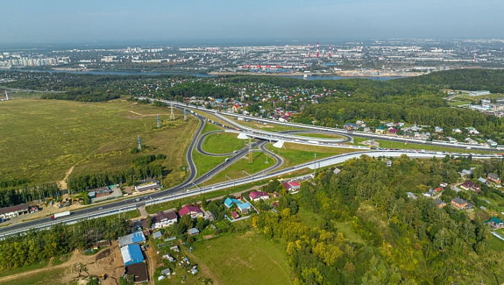 Транспортная развязка в Ольгино